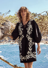 Bettie Tunic Dress Black Multi