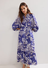 Coralie Shirt Dress Blue