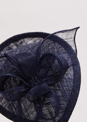 Oval Mini Fascinator Navy
