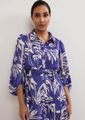 Petite Coralie Dress Blue