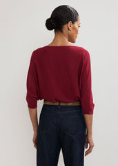 Cristine Knit Top Red