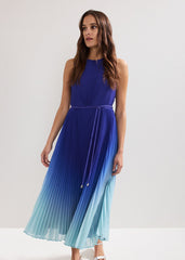 Simara Ombre Dress Blue