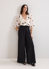 Jaqlyn Spot Blouse Pink