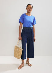 Tate Puff Sleeve Top Blue