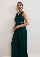 Petite Alinda Jumpsuit Teal