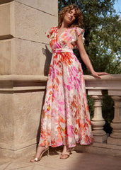 Liana Burnout Dress Multi