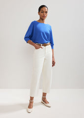 Cristine Knit Top Blue