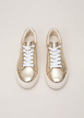 Metallic Trainer Gold