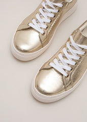 Metallic Trainer Gold