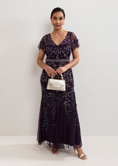 Petite Kaida Dress Purple