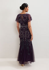Petite Kaida Dress Purple