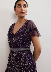 Petite Kaida Dress Purple