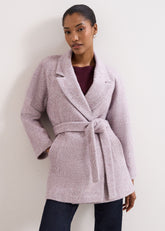 Niamh Wrap Coat Lilac