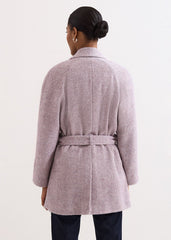 Niamh Wrap Coat Lilac