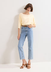 Cristine Knit Jumper Pale Yellow