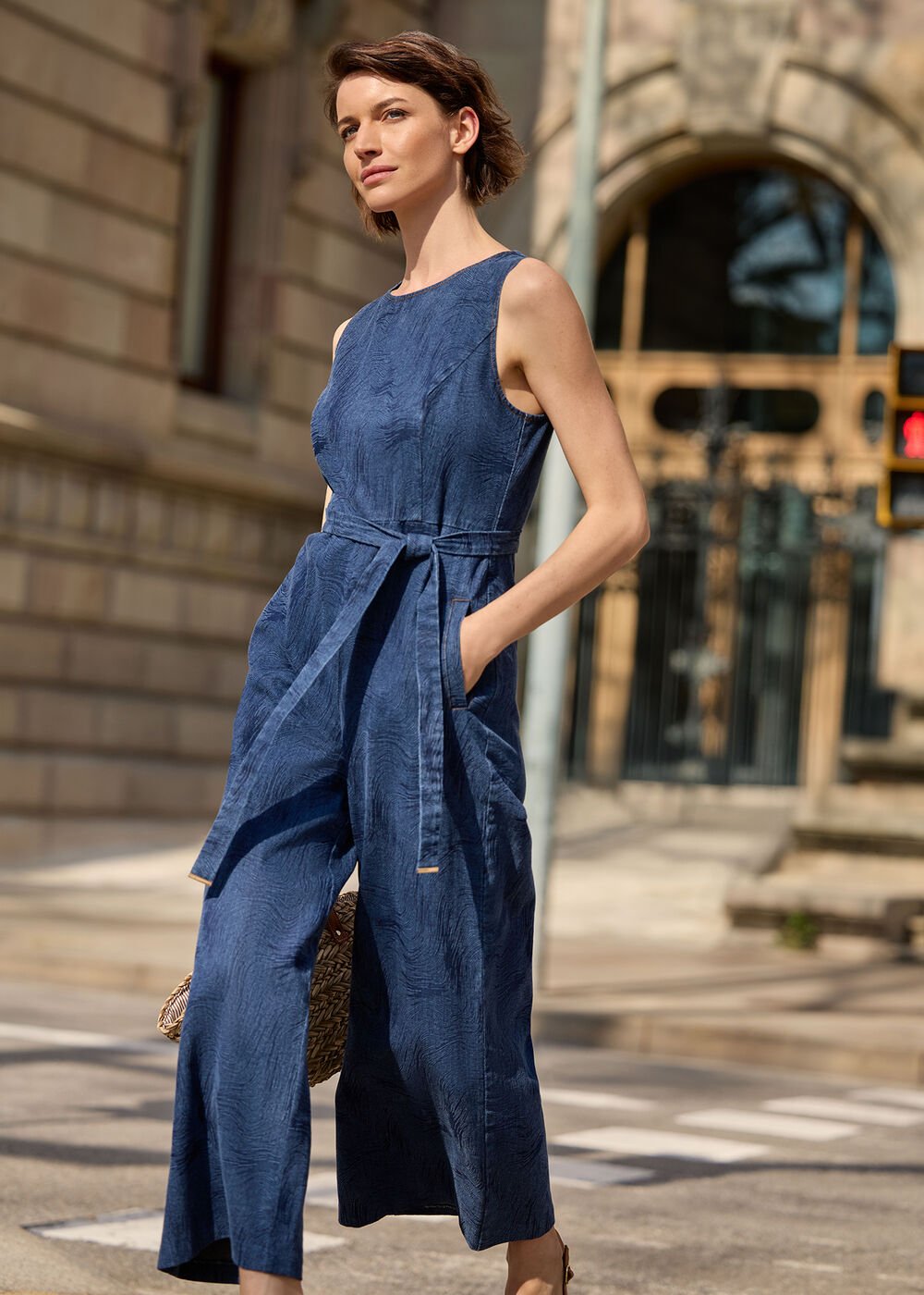 Matilde Denim Jumpsuit Indigo