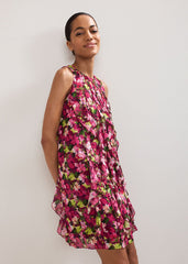 Cleo Ruffle Dress Multi