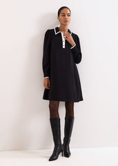 Petite Gina Swing Dress Black