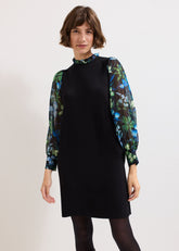 Ramona Printed Dress Black Multi