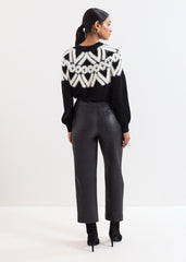 Kenzie PU Trouser Black