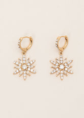 Snowflake Earrings Gold