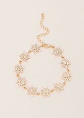 Snowflake Bracelet Gold