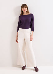 Cristine Knit Jumper Purple