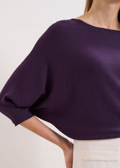 Cristine Knit Jumper Purple