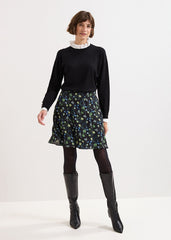 Ilaria Flippy Skirt Black