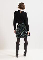 Ilaria Flippy Skirt Black