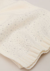 Sparkle Trim Scarf Ivory