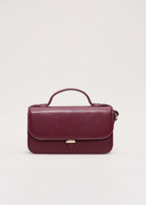 Leather Mini Bag Dark Red