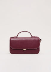 Leather Mini Bag Dark Red