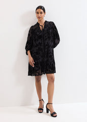 Mila Velvet Dress Black