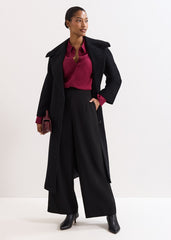 Annabel Collar Coat Black