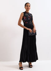 Lela Sequin Dress Black