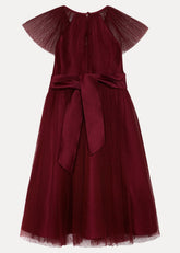 Melody Sequin Dress Burgundy