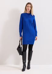 Eleana Blue Knit Dress Blue