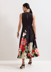 Cheryl Printed Midi Dress Multi