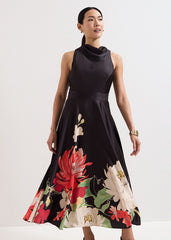 Cheryl Printed Midi Dress Multi