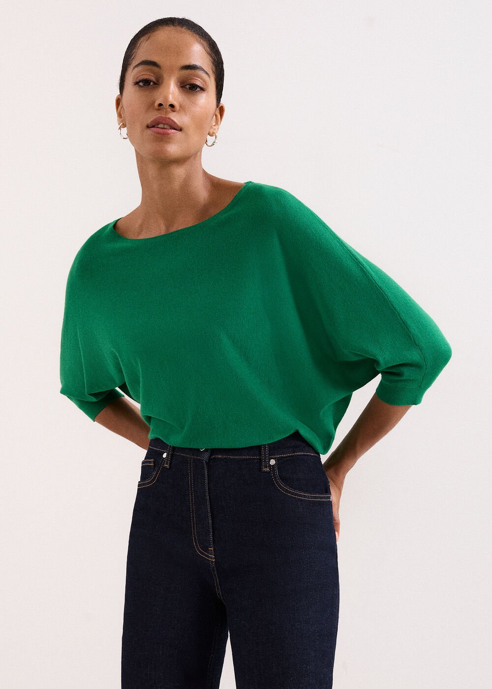 Cristine Knit Jumper Green