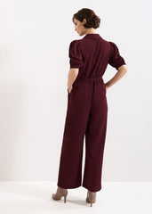 Petite Candice Jumpsuit Burgundy