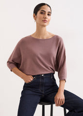 Cristine Knit Jumper Brown