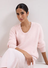 Leah Cosy Jumper Pink