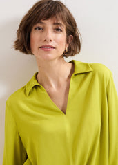 Clary Twist Shirt Green