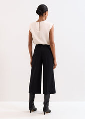 Aubrielle Black Culotte Trousers Black