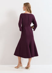 Petite Sienna Dress Burgundy