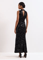 Trudy Sequin Dress Black