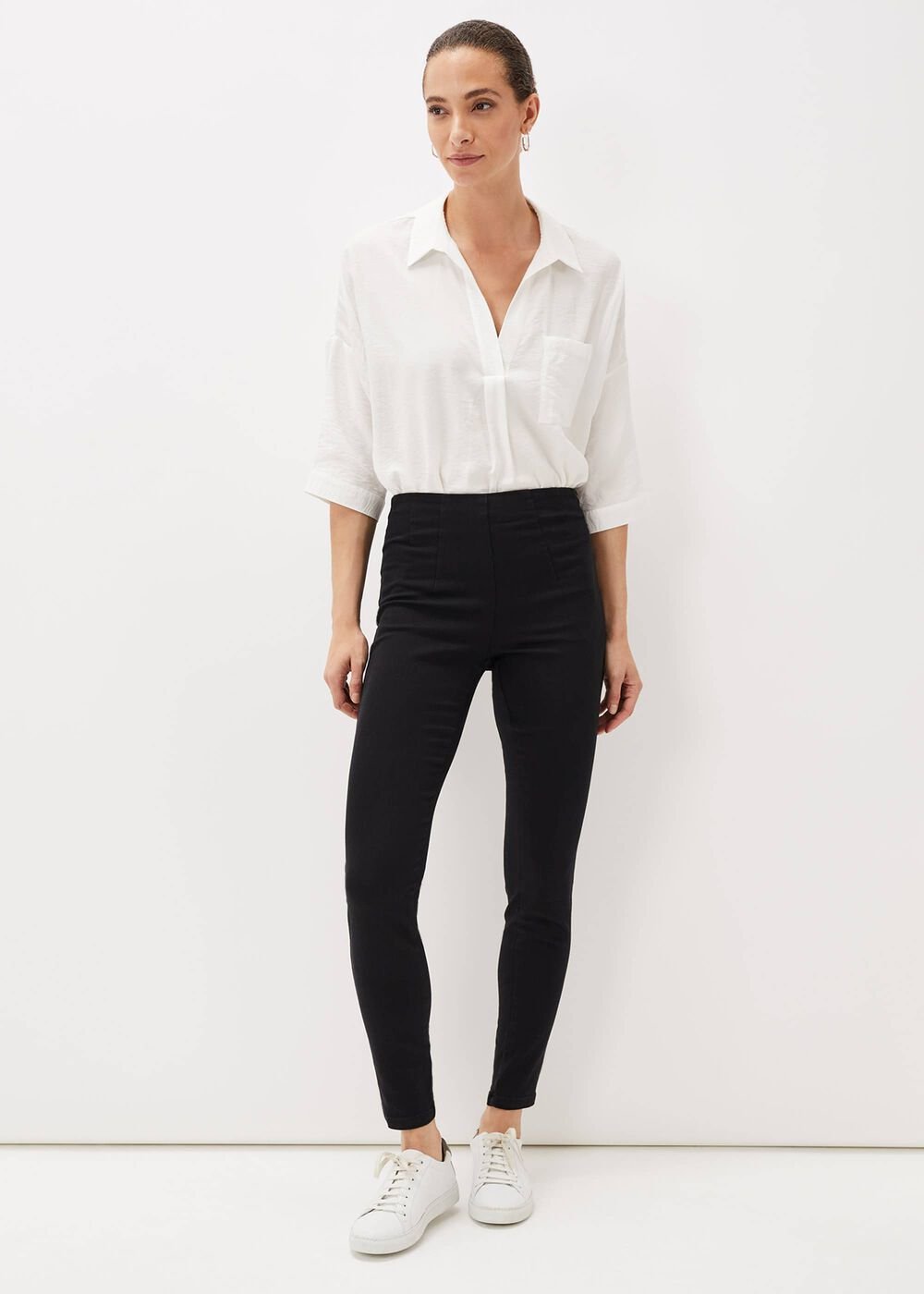 Amina Skinny Fit Jegging Black