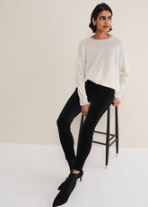 Valerie Velvet Leggings Black